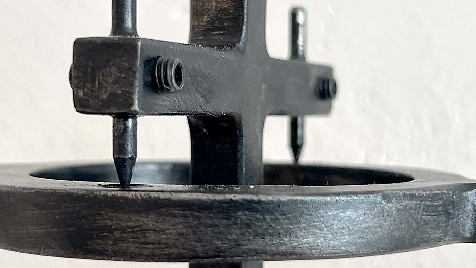 Um Reibungswiderstände zu minimieren hat Peter Heel eigene technische Lösungen entwickelt